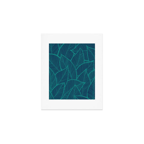 Arcturus Blue Green Leaves Art Print