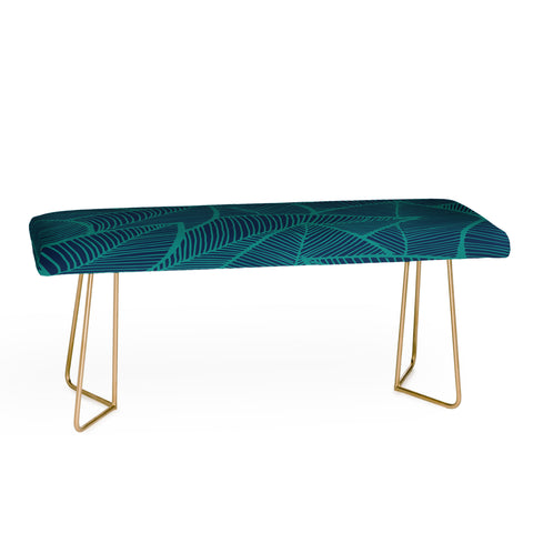Arcturus Blue Green Leaves Bench