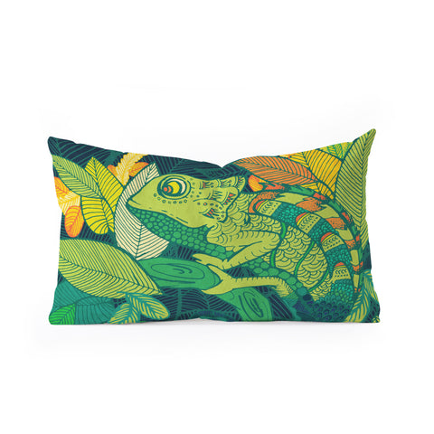 Arcturus Chameleon Oblong Throw Pillow