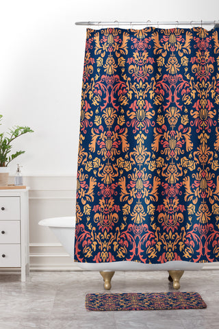 Arcturus Glamourous Shower Curtain And Mat