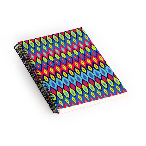 Arcturus Neon Ikat Spiral Notebook