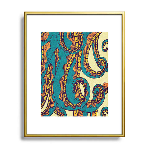 Arcturus Octopus Metal Framed Art Print