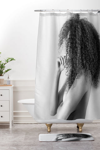 art by Taylor C. Intuition Shower Curtain And Mat