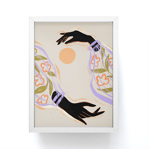 artyguava Embrace the Sun Framed Mini Art Print