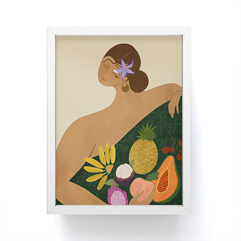 artyguava Fruits for Sale Framed Mini Art Print