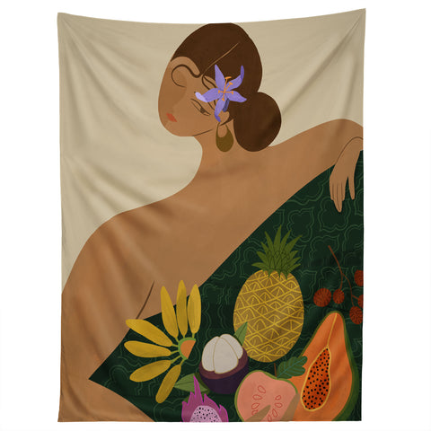 artyguava Fruits for Sale Tapestry