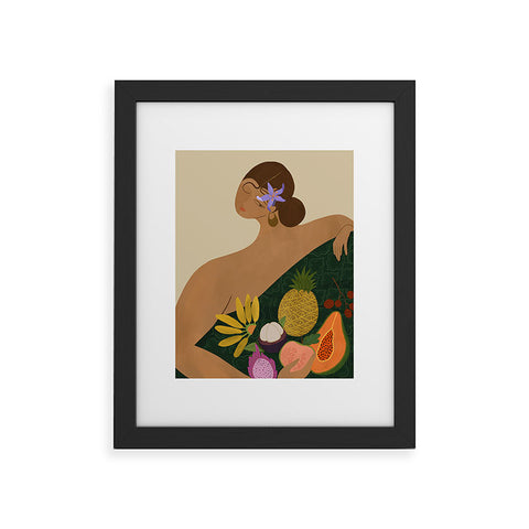 artyguava Fruits for Sale Framed Art Print