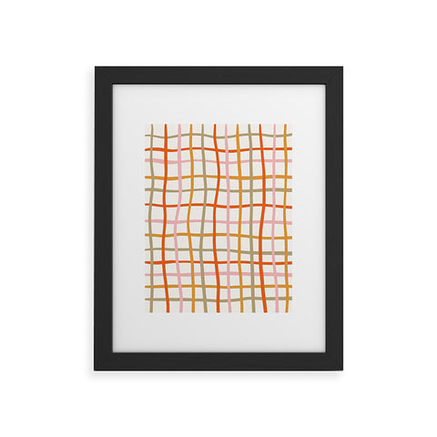 artyguava Weave Pattern Framed Art Print