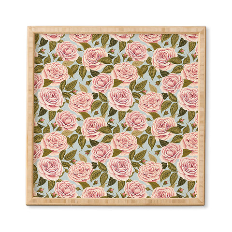 Avenie A Realm Of Roses Cottagecore Framed Wall Art
