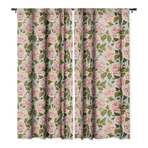 Avenie A Realm Of Roses Cottagecore Blackout Window Curtain
