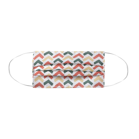 Avenie Abstract Herringbone Colorful Face Mask