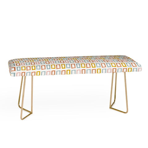 Avenie Abstract Rectangles Bench