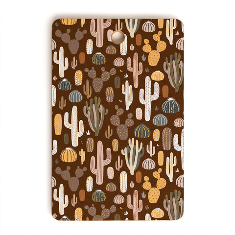 Avenie After the Rain Cactus Medley I Cutting Board Rectangle