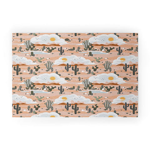 Avenie After The Rain Oasis Pattern Welcome Mat