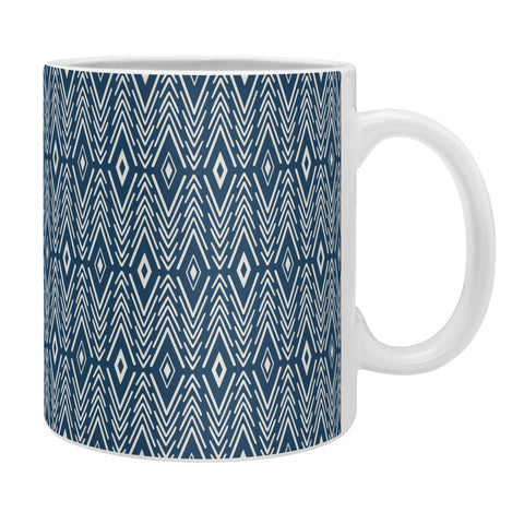 Avenie Bohemian Diamonds Navy Coffee Mug