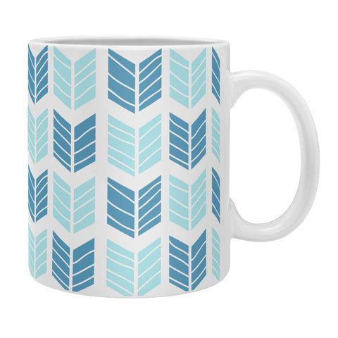 Avenie Boho Arrows Light Blue Coffee Mug