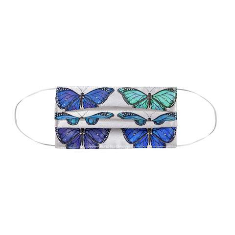 Avenie Butterfly Collection Blue Face Mask