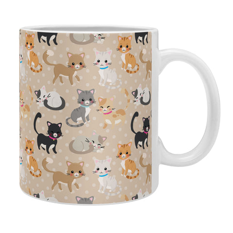 Avenie Cat Pattern Coffee Mug