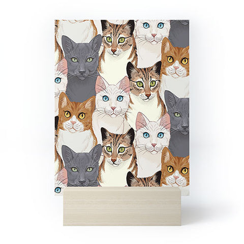 Avenie Cat Portraits Mini Art Print