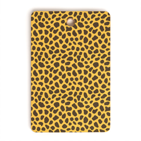 Avenie Cheetah Animal Print Cutting Board Rectangle
