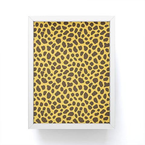 Avenie Cheetah Animal Print Framed Mini Art Print