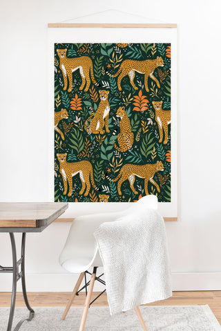Avenie Cheetah Spring Collection II Art Print And Hanger
