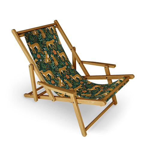 Avenie Cheetah Spring Collection II Sling Chair