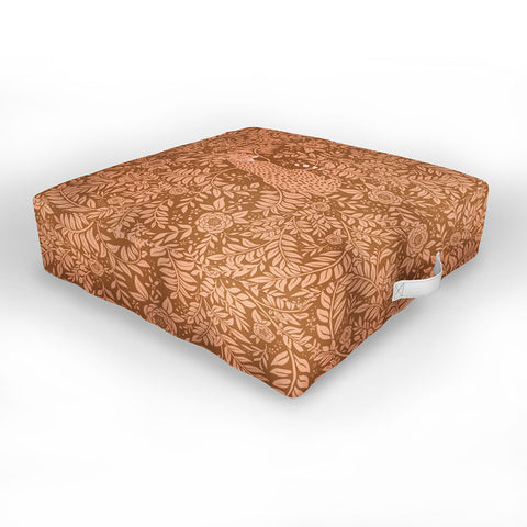 Avenie Cheetah Summer Collection IX Outdoor Floor Cushion