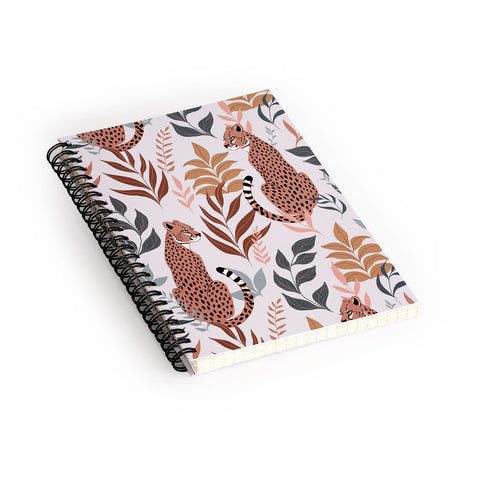 Avenie Cheetah Winter Collection Spiral Notebook