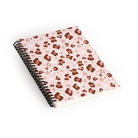 Avenie Cheetah Winter Collection VII Spiral Notebook