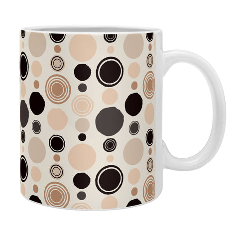 Avenie Concentric Circle Earth Tones Coffee Mug
