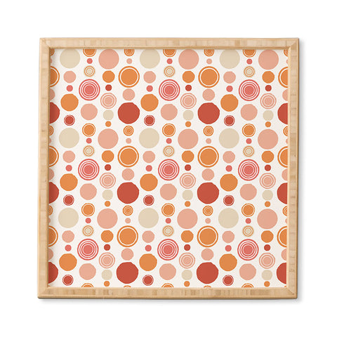 Avenie Concentric Circle Pattern Framed Wall Art