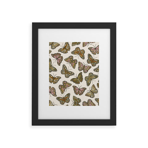 Avenie Countryside Garden Butterflies Framed Art Print