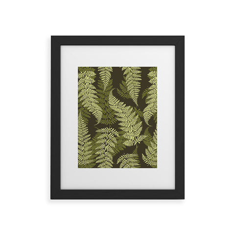 Avenie Countryside Garden Green Ferns Framed Art Print