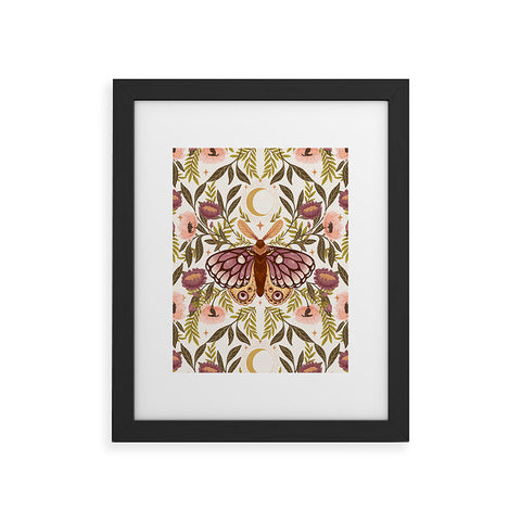 Avenie Countryside Garden Moth Framed Art Print