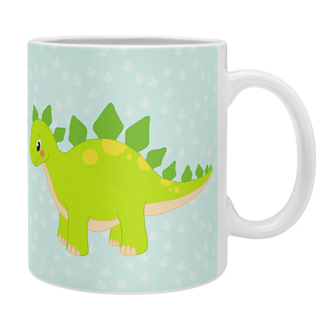 Avenie Dinosaur Pattern Stegosaurus Coffee Mug