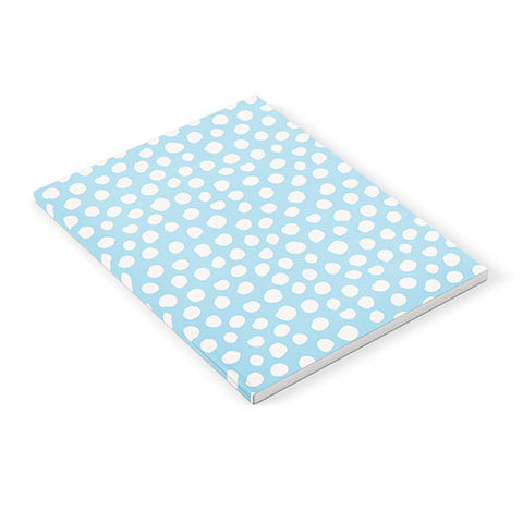 Avenie Dots Pattern Blue Notebook