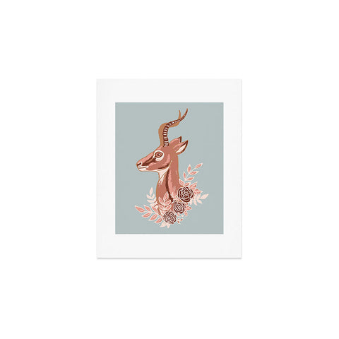Avenie Gazelle Winter Collection Art Print