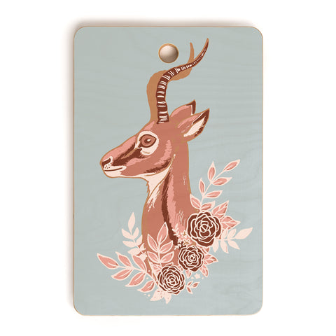 Avenie Gazelle Winter Collection Cutting Board Rectangle