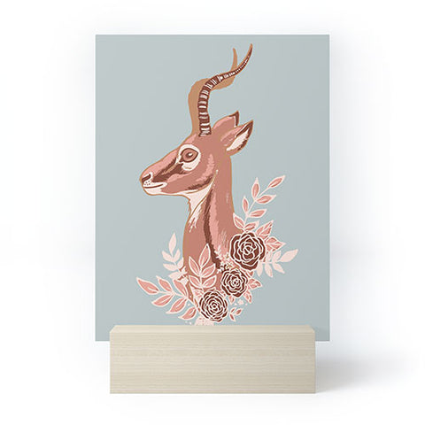 Avenie Gazelle Winter Collection Mini Art Print