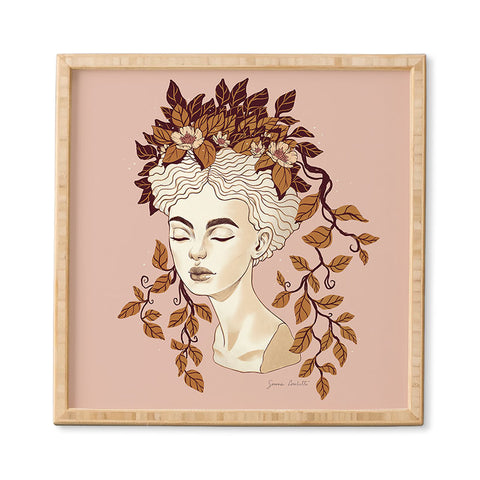 Avenie Goddess Planter Right Autumn Framed Wall Art