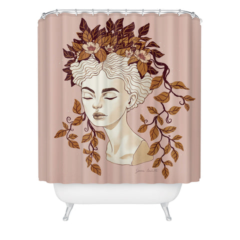 Avenie Goddess Planter Right Autumn Shower Curtain