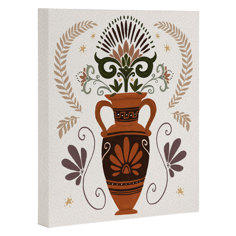 Avenie Greek Vase Art Canvas