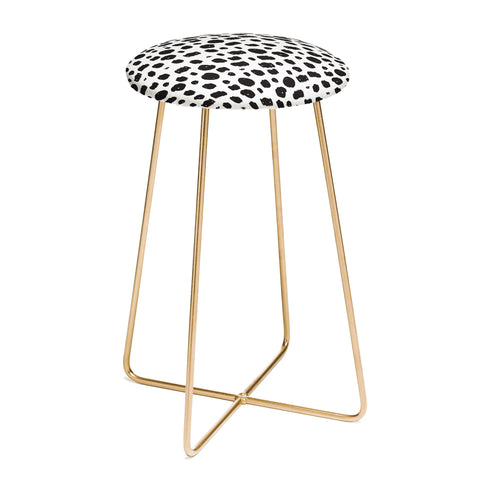 Avenie Ink Dots Counter Stool
