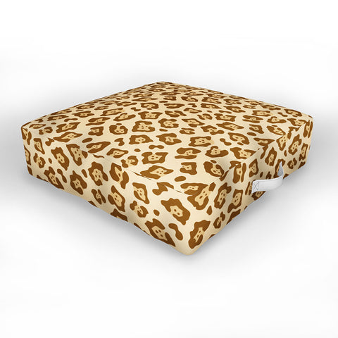 Avenie Jaguar Print Outdoor Floor Cushion