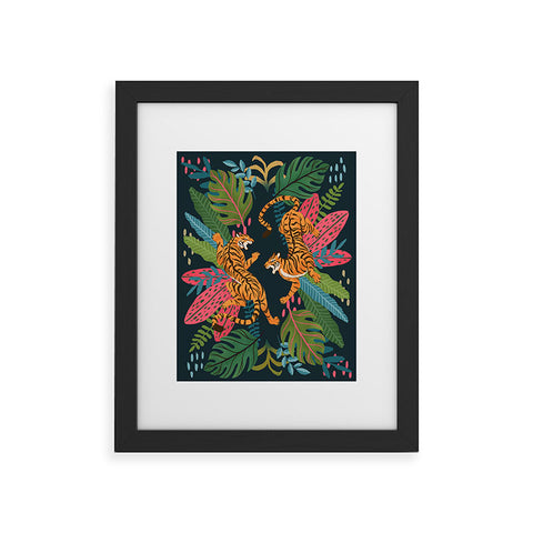 Avenie Jungle Cats Framed Art Print