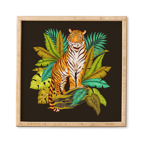 Avenie Jungle Tiger Framed Wall Art