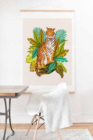 Avenie Jungle Tiger Light Art Print And Hanger