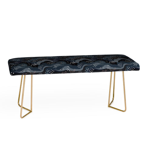 Avenie Land and Sky Night Time Bench