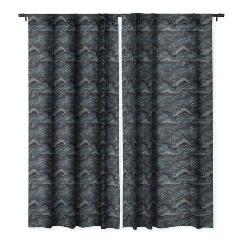 Avenie Land and Sky Night Time Blackout Window Curtain